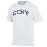 CCNY Lavender Block Logo T-Shirt