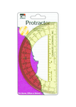 Plastic Protractor - Asst 6in 1Pk