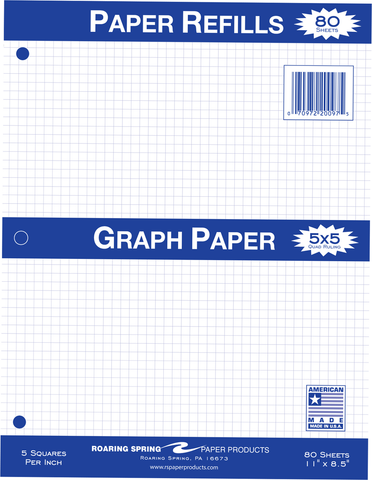 Graph Paper -Paper refills