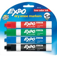 Marcadores Expo Dry Erase Basic Asst 4 / Cd