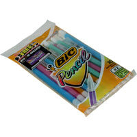 Pencil Mech Colorful BIC .7mm 10/cd